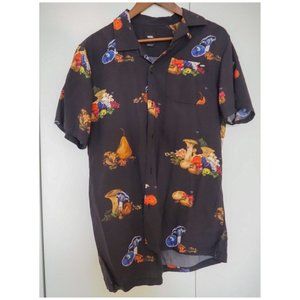 Vans Mushroom Pattern Button Down Shirt